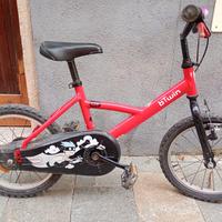bicicletta 16 pollici bambino 