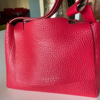 Borsa Orciani in pelle colore rosso