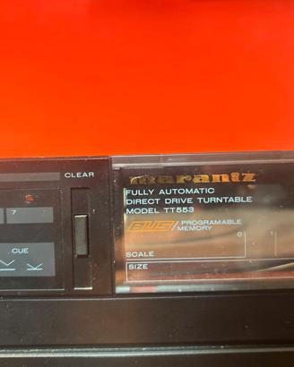 Marantz TT553 - Giradischi Lineare Rarissimo