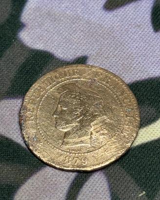 Gettone/Moneta Francia 1879 - Repubblica Francese