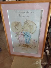 Quadro stile nostalgico e fanciullesco 