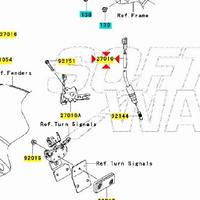 Interruttore stop posteriore Kawasaki VN Classic 9