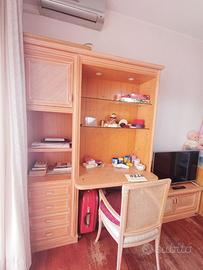 Camera completa in legno, elegante, lineare,solido