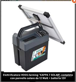 recinto elettrificato 12v pannello solare