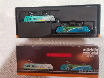 Locomotive elettriche Marklin 88683 Bayer e Aspiri