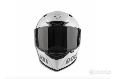 Casco Ducati Logo White