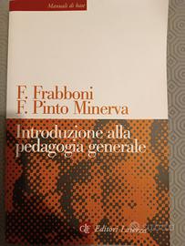 libro INTRODUZIONE ALLA PEDAGOGIA GENERALE 