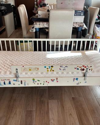 Lettino ikea bambini GULLIVER + Portaoggetti