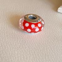 Pandora Silver Murano Charm Minnie Disney
