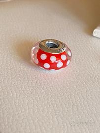 Pandora Silver Murano Charm Minnie Disney