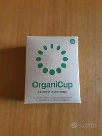 Coppetta Organicup tg. B grande nuova, sigillata.