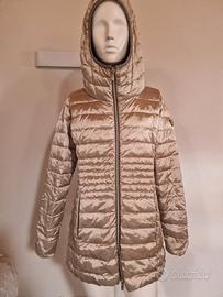 piumino donna invernale cappuccio double face