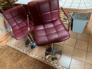 Sgabbelli girevoli, pub, salone bellezza, cucina