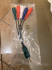 Adattatore RCA femmina a jack 3,5 mm TRS/TRRS