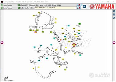 Specchio Sx Yamaha XC Versity 300 5SEF62800000