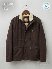 Giubbotto Uomo Ferrari Fila - Marron Cioccolato -