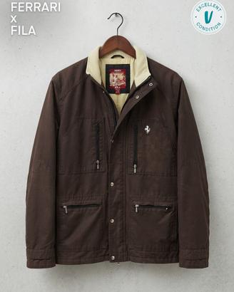 Giubbotto Uomo Ferrari Fila - Marron Cioccolato -