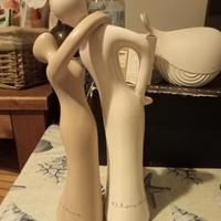 statuette coppia abbraccio Claraluna 