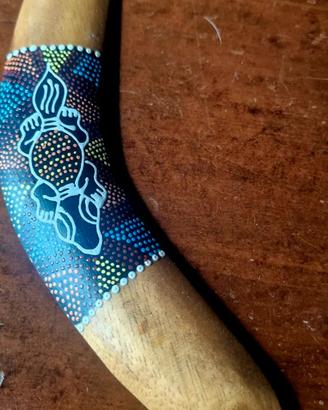 boomerang dipinto a mano 