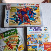 Alfabeto ORSETTI, Bimbo BASI quiz, PUZZLE Super H.