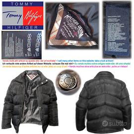 Tommy Hilfiger: piumino nero, taglia M, vera piuma