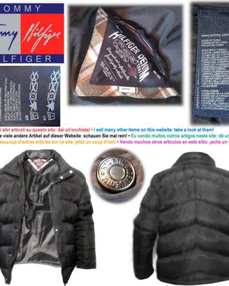 Tommy Hilfiger: piumino nero, taglia M, vera piuma