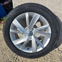 Cerchio volkswagen  golf da 16 + gomme