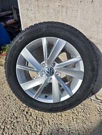 Cerchio volkswagen  golf da 16 + gomme