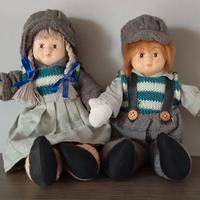 Coppia bambole-stile vintage classico 