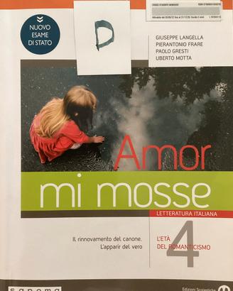AMOR MI MOSSE - LETTERATURA ITALIANA