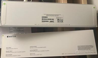 AppleWatch 8 41mm AcciaioGrafite GPS+Cel SIGILLATO