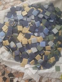 MOSAICO VETRI MURANO 2.5X2.5 molta quantita 