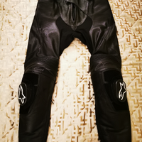 Pantaloni in pelle traforata Alpinestars TG.48