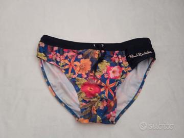 Slip mare blu floreale Renato Balestra uomo 