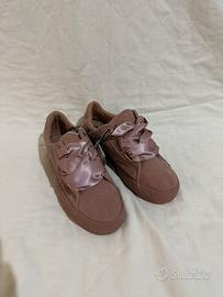 Scarpe con i lacci rosa antico Alcott