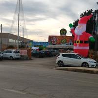 babbo natale o pupazzo di neve gonfiabile 6mt