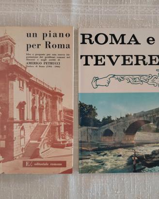 2 Libri su Roma Anni '60 - Urbanistica / Tevere