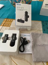 Microfono wireless boya - byv1