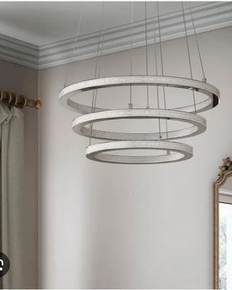 Lampadario led a tre cerchi