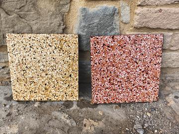 Mattonelle in graniglia d'epoca originali anni 50