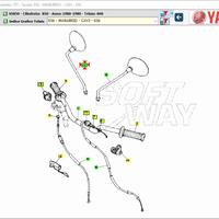 Specchio Dx Yamaha XS850 1J7262900200