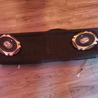 Pianale con casse 3 vie JBL
