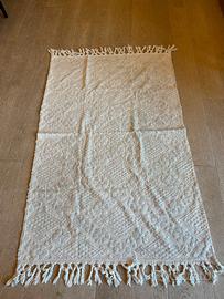 Tappeto Italiano/Sardo bianco Lana 180x110cm
