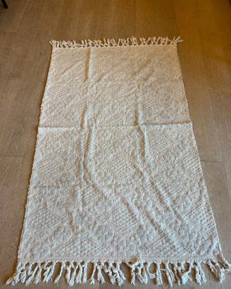Tappeto Italiano/Sardo bianco Lana 180x110cm