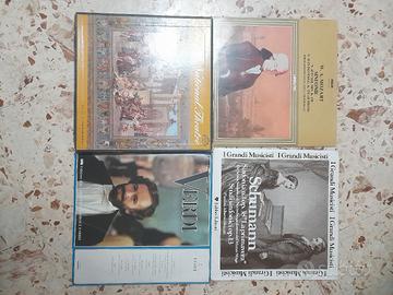 set di 4 dischi in vinile 33 giri musica classica 