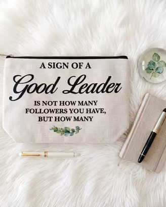Pochette portatrucchi Good Leader beige
