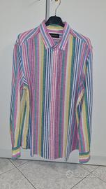 camicia righe Piombo L