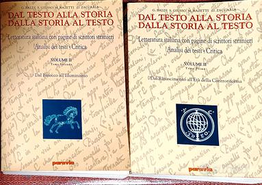 PARAVIA ( quattro testi) Vol II e III Tomi 1 e 2
