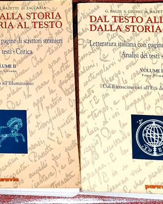 PARAVIA ( quattro testi) Vol II e III Tomi 1 e 2