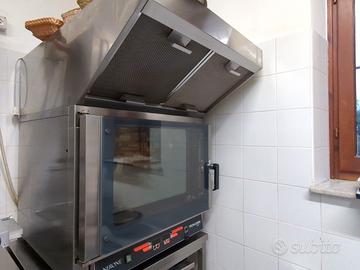forno ventilato  + cappa a carboni attivi 